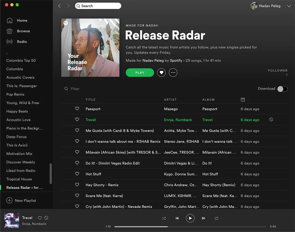 Get on Release Radar