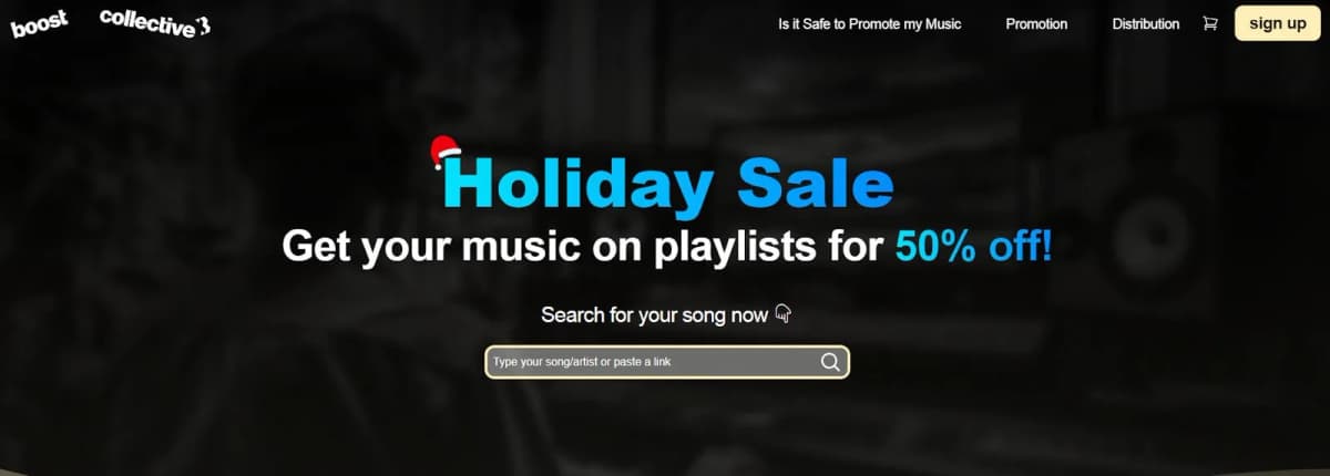 Boost Collective Spotify promotion service