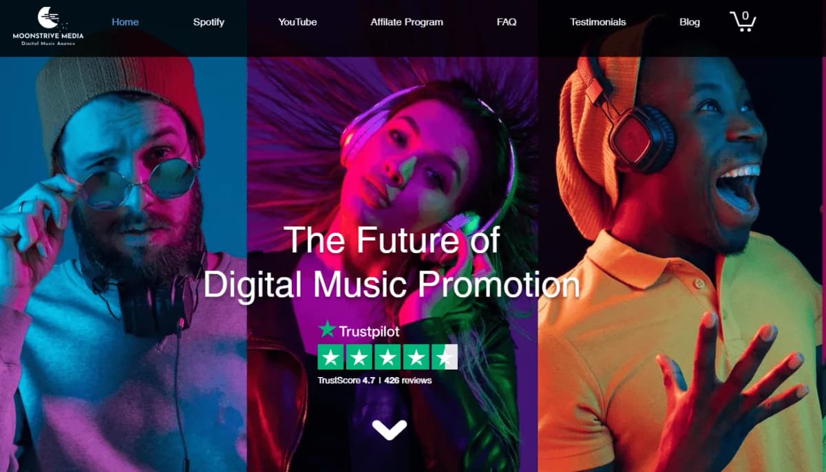 Moonstrive Media Spotify promotion service