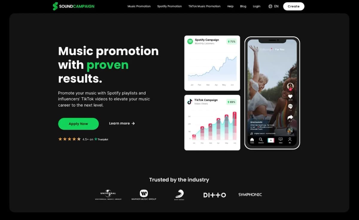 Spotify music promotion