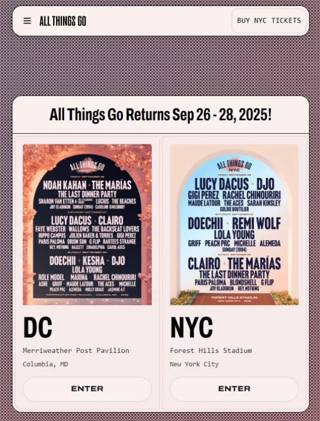 All things go playlist curator and cultural fest brand