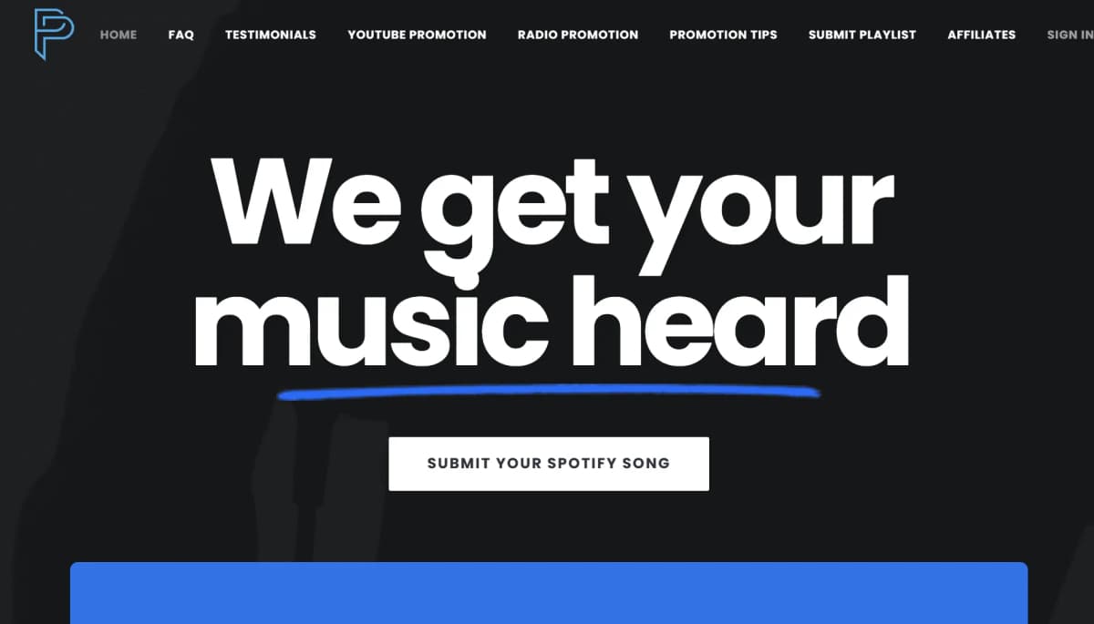 Playlist Promotion screenshot