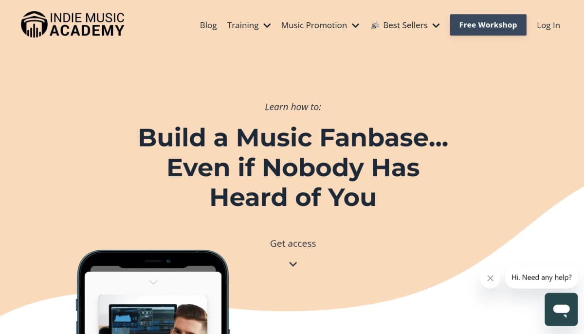build a music fanbase