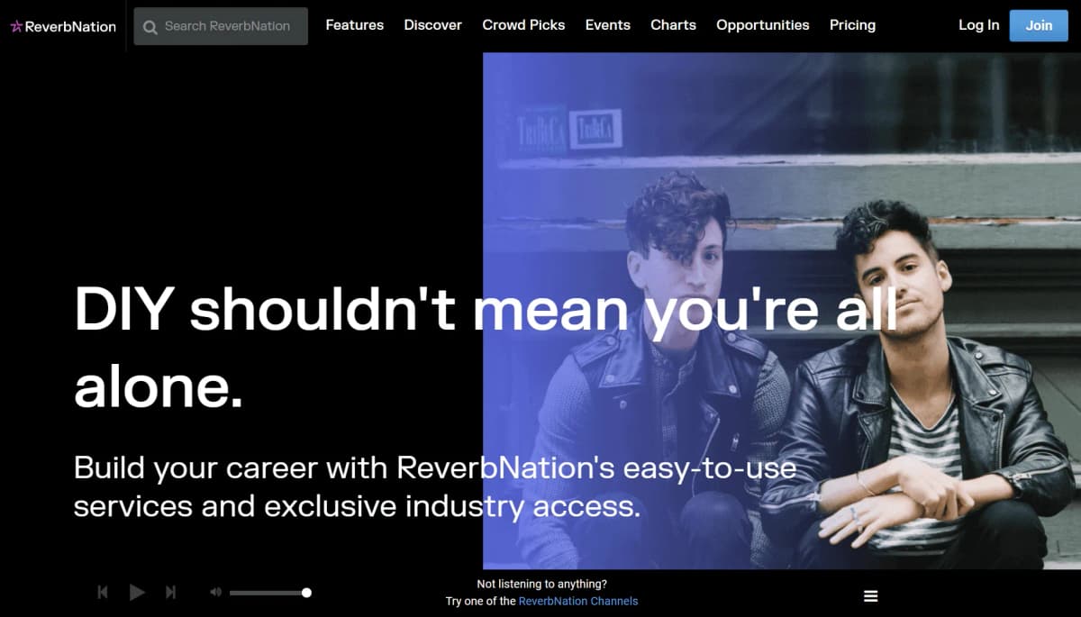 ReverbNation screenshot