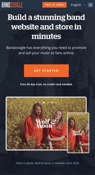 Direct to fan bandzoogle music marketing strategy