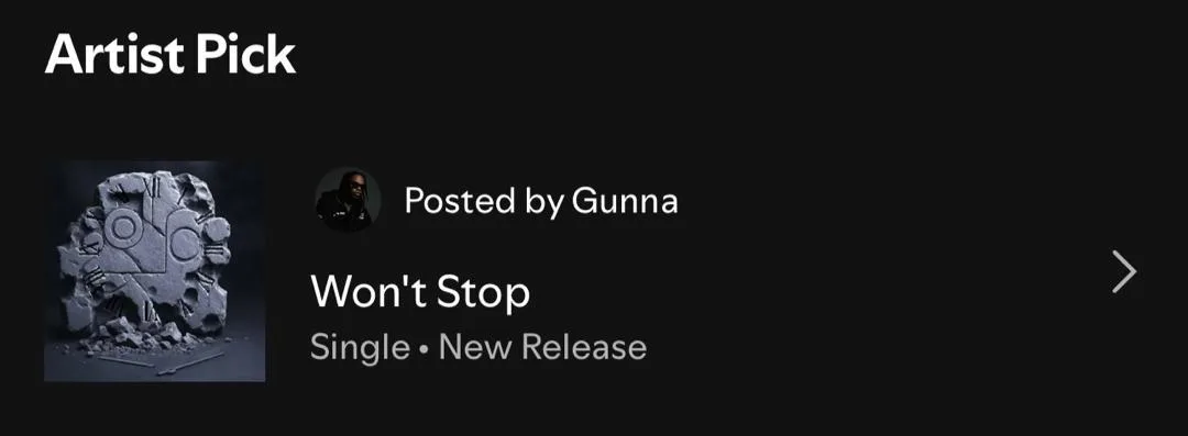 Fresh artist pick