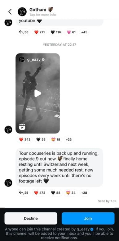 G eazy instagram gotham community