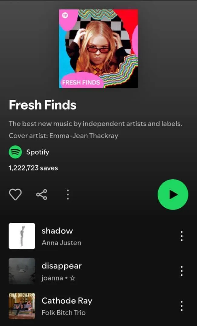 How to contact spotify playlist owners like fresh finds