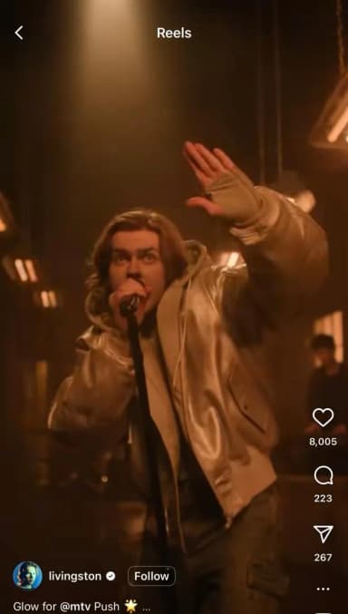 Instagram reels example for musicians