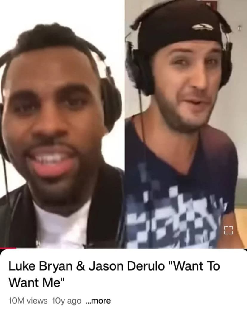 Luke bryan jason derulo split collaboration