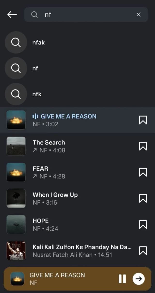 picking a song to put it on instagram bio