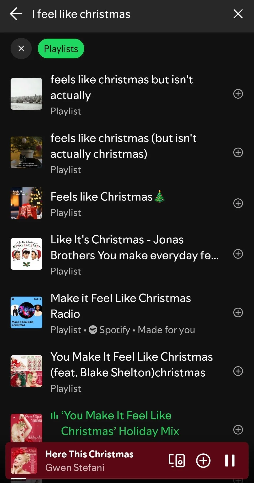 spotify search algorithm christmas songs playlists