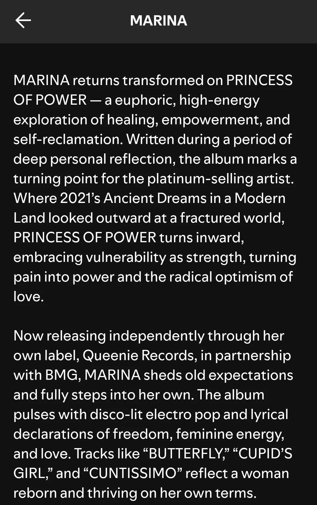 spotify seo artist bio optimization marina
