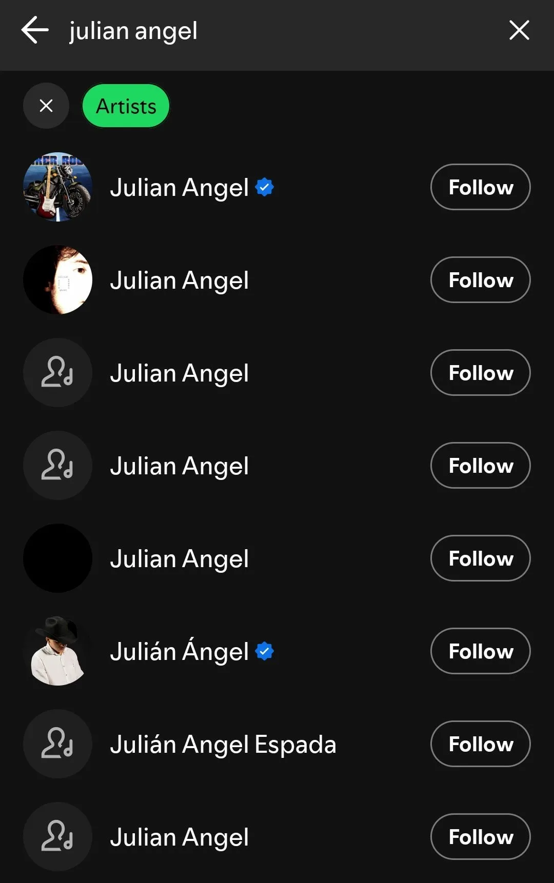 spotify seo artist name optimization juilan angel