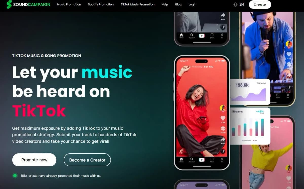 TikTok promotion service