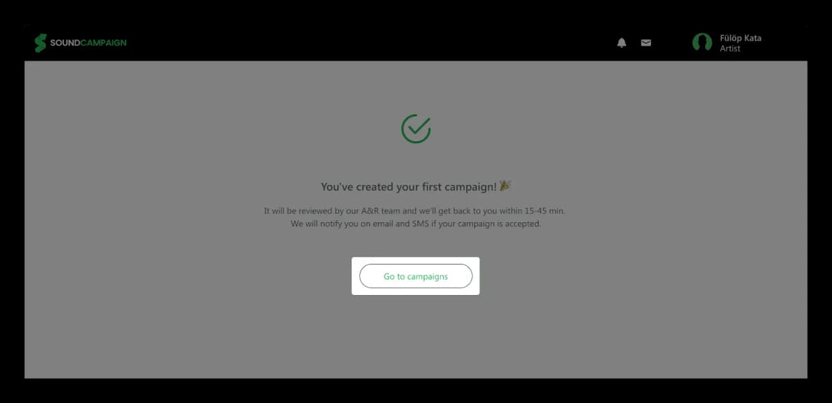 SoundCampaign TikTok campaign creation