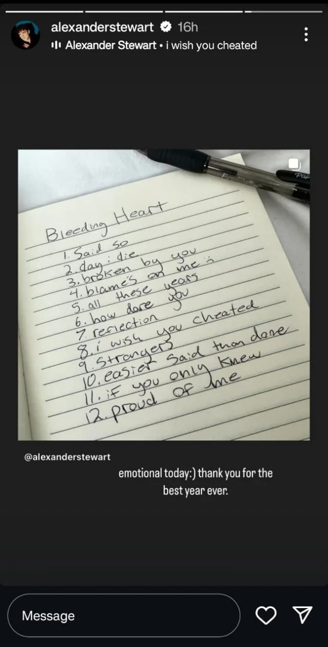 Alexander bleeding heart album