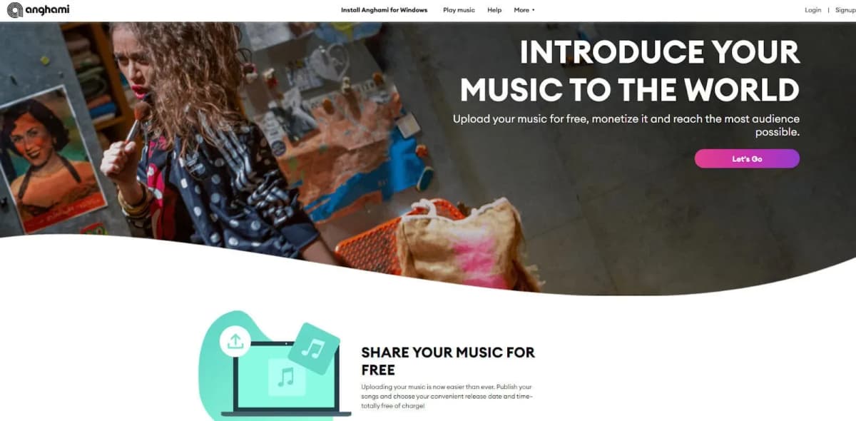 anghami free music sharing platform