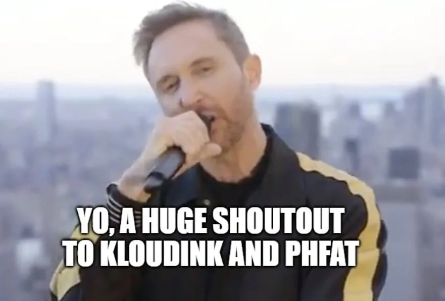 Artist shoutout meme