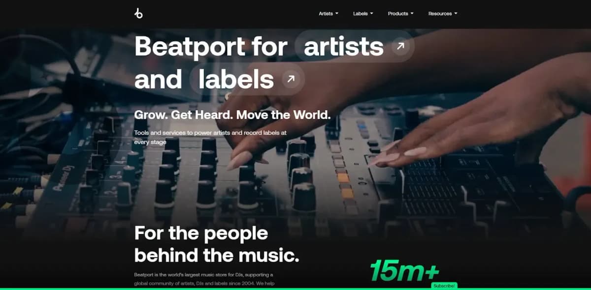 beatport for artists labels music platforms