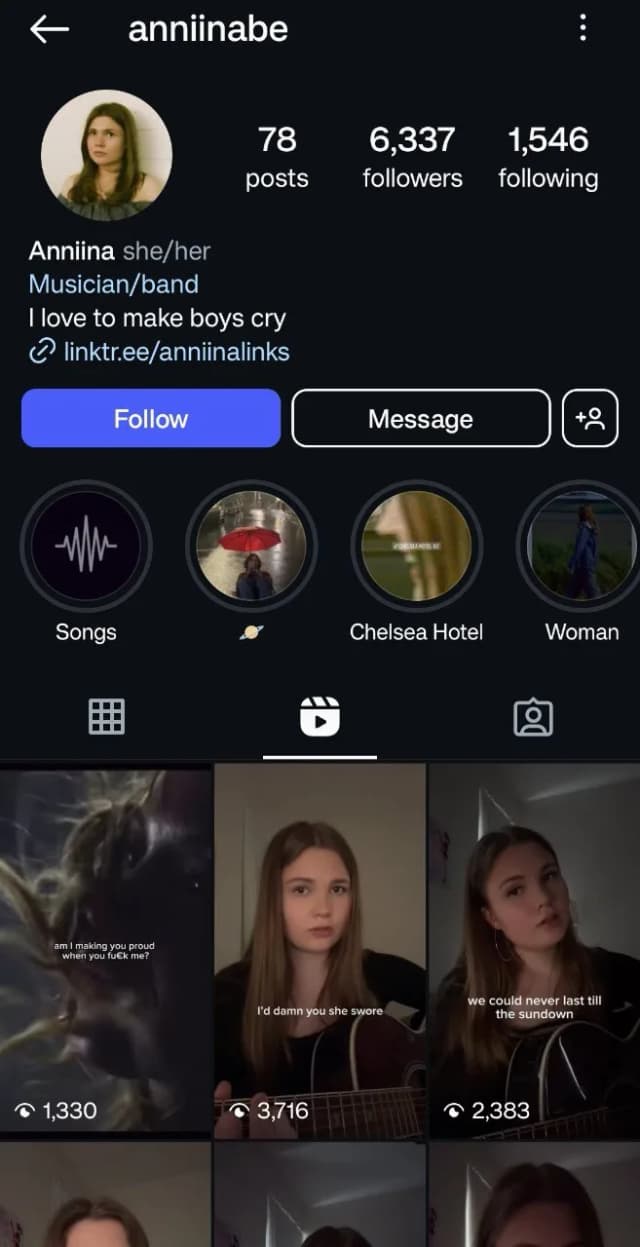 Best way to write bio as a musician on Instagram