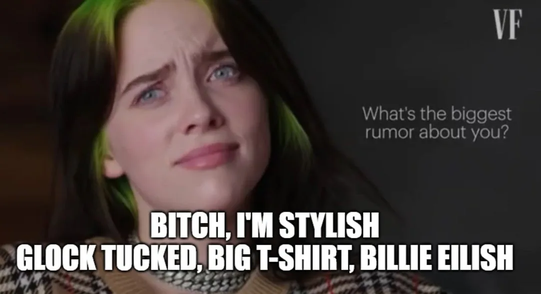 Billie eilish interview expression
