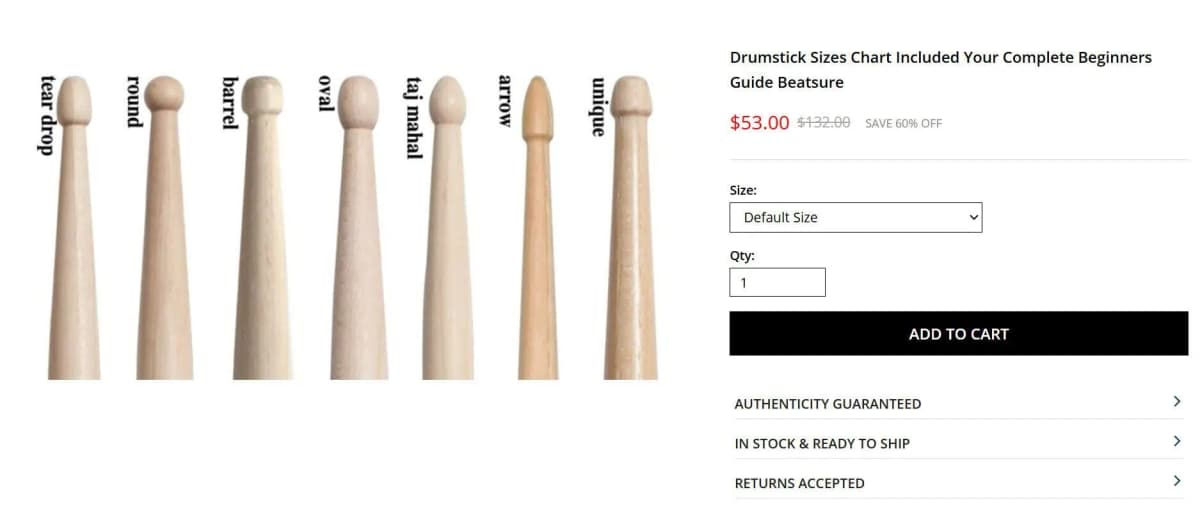black friday music deals drumsticks