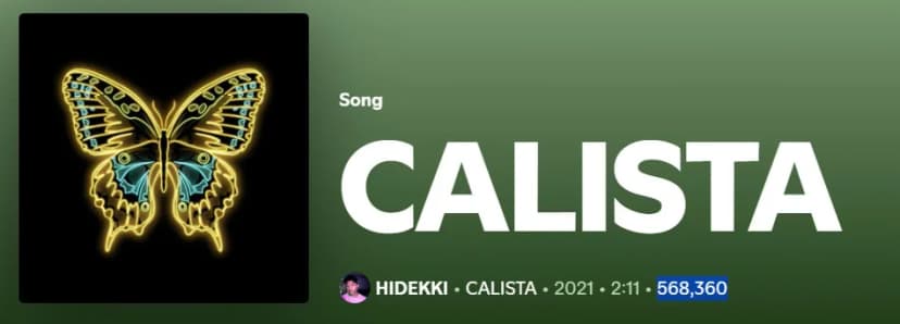 Calista hidekki