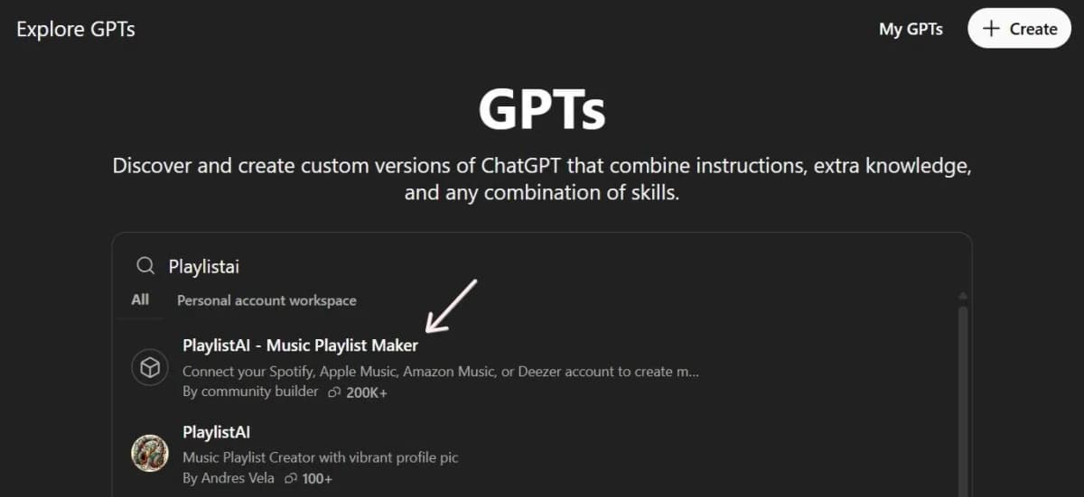 chatgpt plugins to connect with spotify