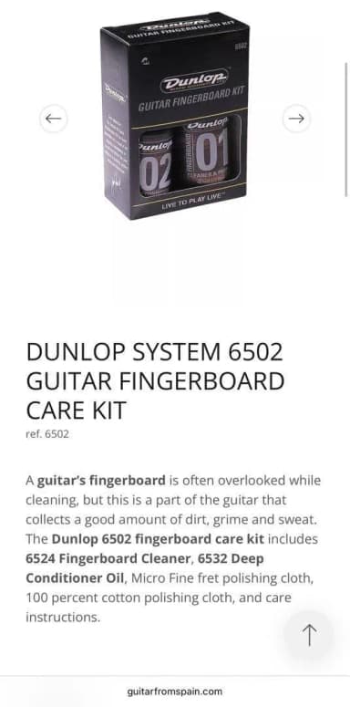 Christmas gifts musicians guitar fingerboard care kit