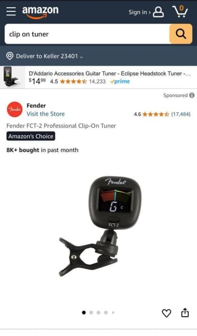 Clip on tuner christmas gifts musicians