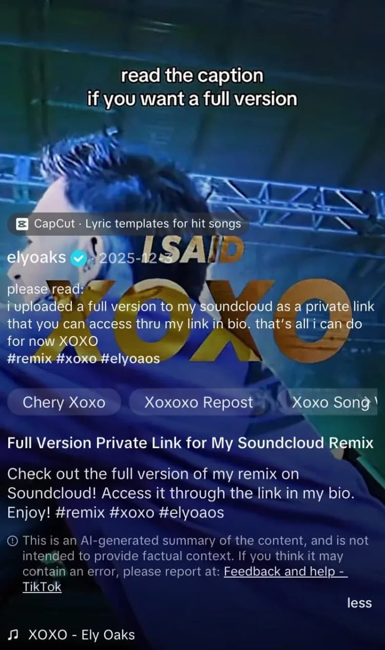 Cross promotion for Soundcloud