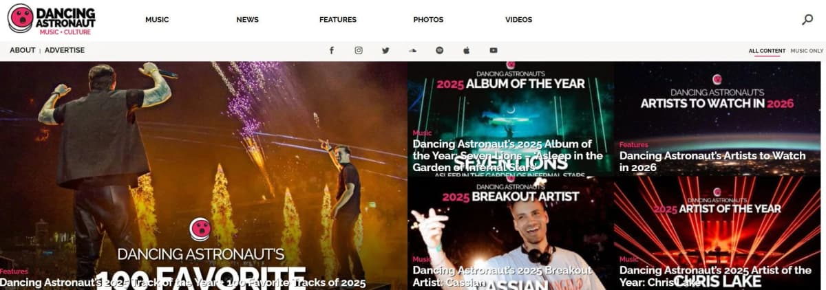 Dancing astronaut music culture blog