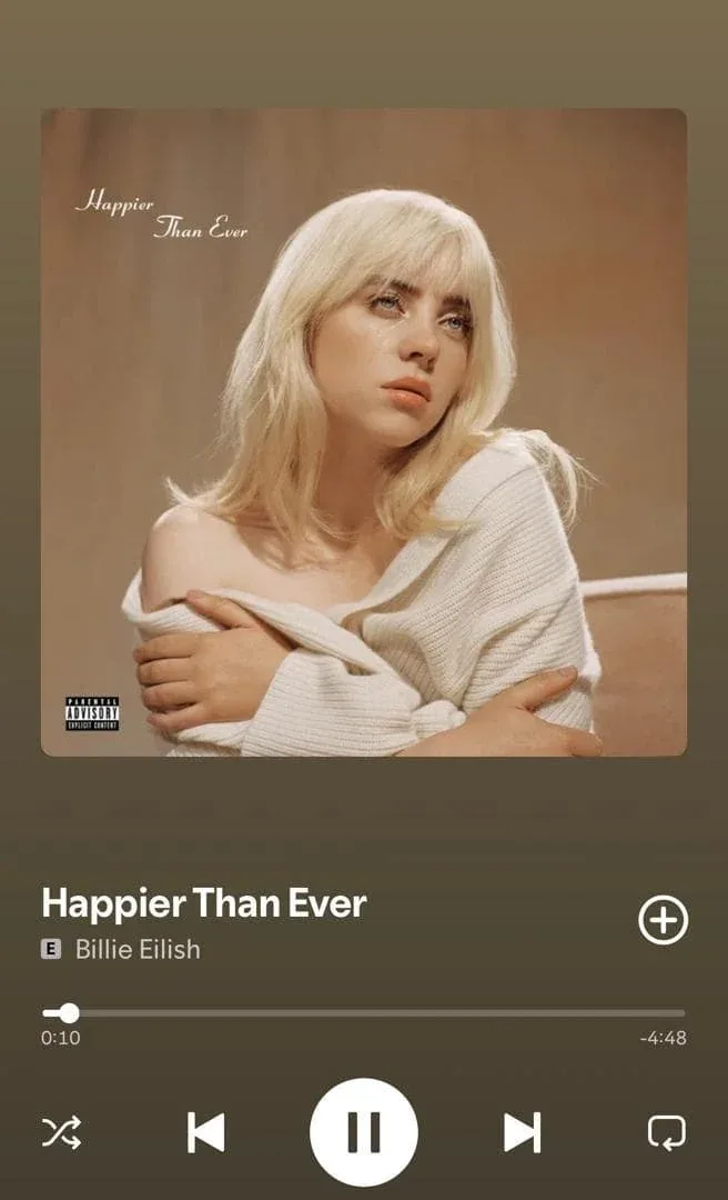 Design a Billie Ellish like cover for your releases