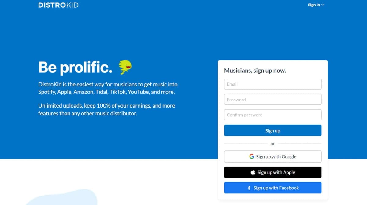 Distrokid vs Tunecore comparison