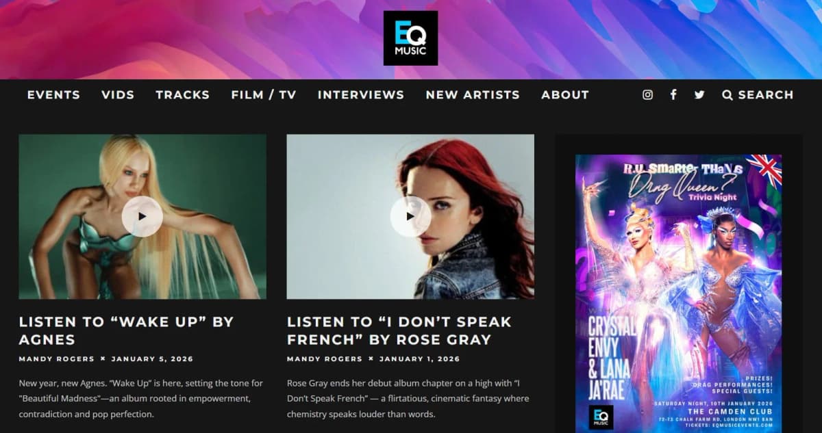 Eq music blog