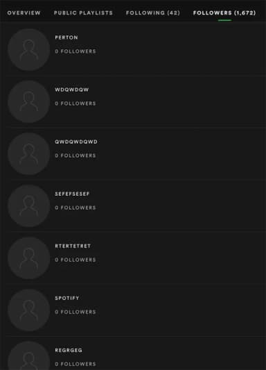fake Spotify playlists