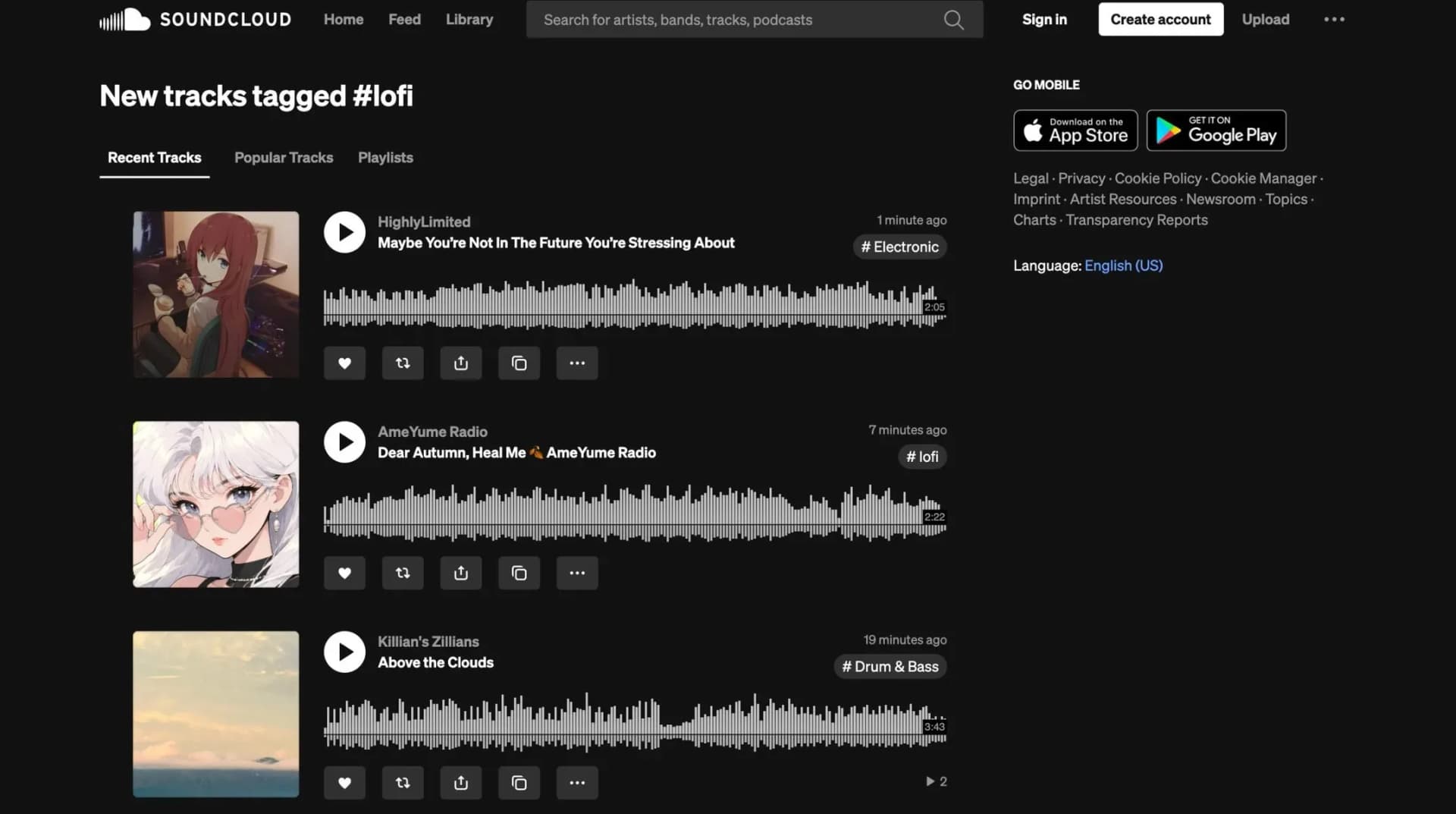 Filter by genre tag on soundcloud