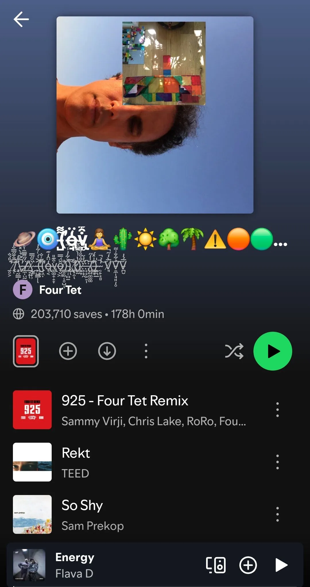 four tet spotify playlist
