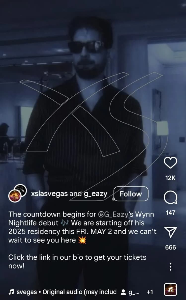 G Eazy giving shout out to the venue before event