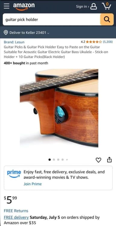 Guitar pick holder christmas gifts musicians