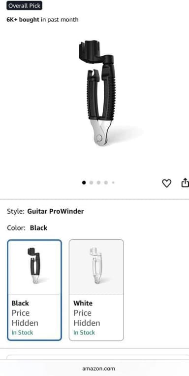 Guitar string winder christmas gifts musicians