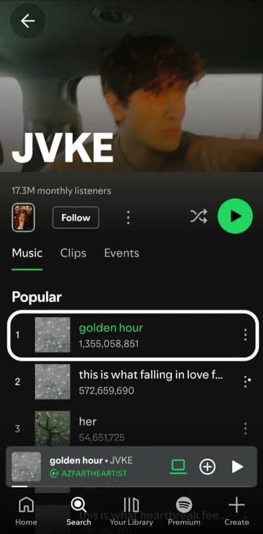 how algorithm worked for jvke spotify playlist placement