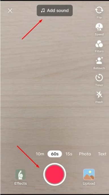 how to make a tiktok sound