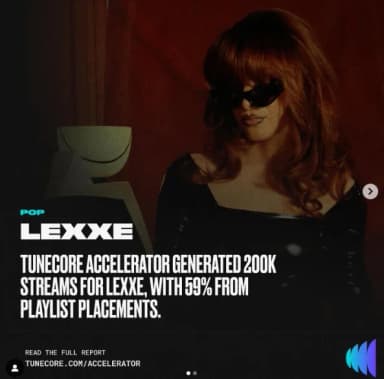 How Tunecore accelerator helped lexxe