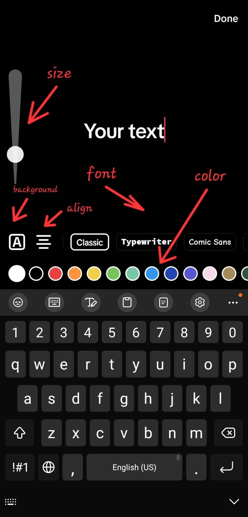 how to add song lyric text box on tiktok