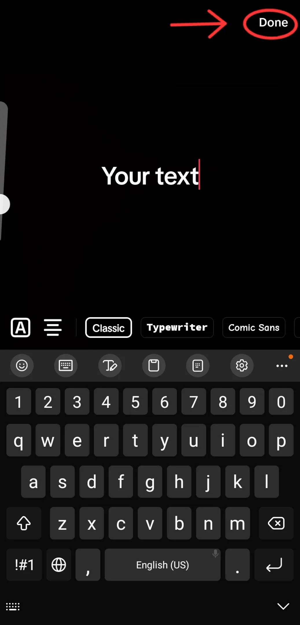 how to add song lyric text box on tiktok