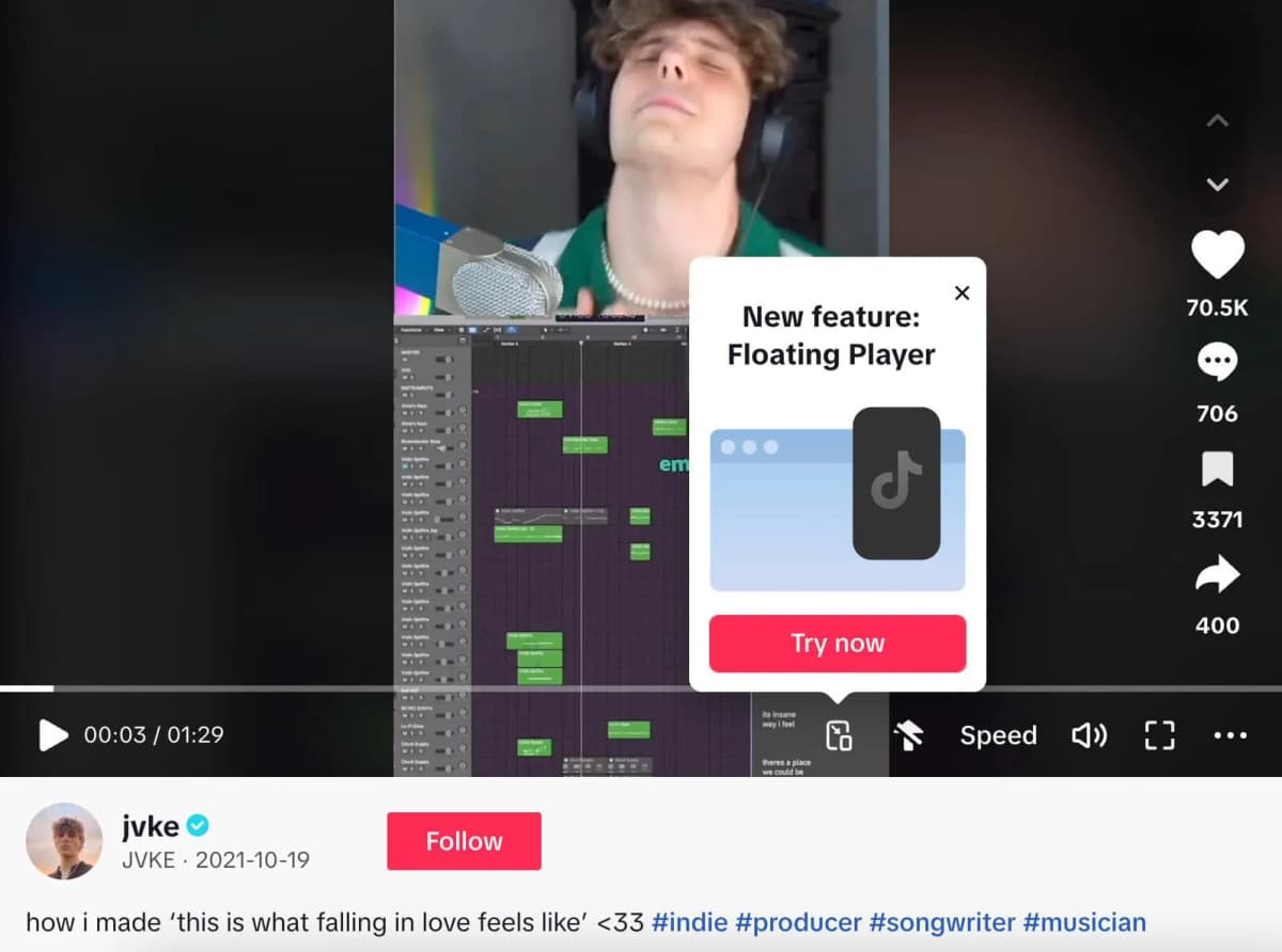 Tik Tok video views