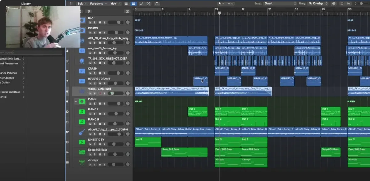 Joey Gautrey sharing tutorials to make a music career for himself