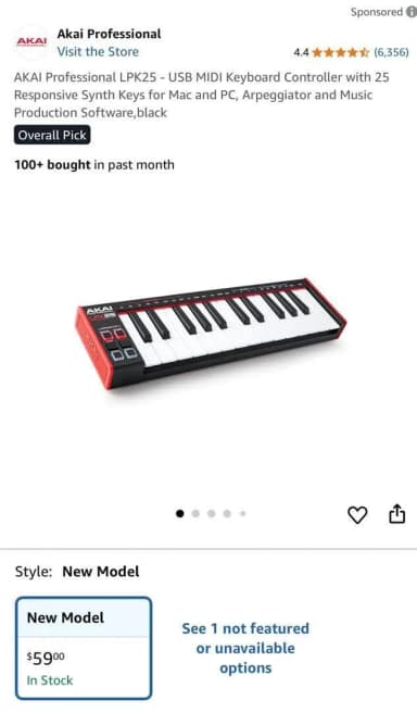 Keyboard controller musician christmas gift